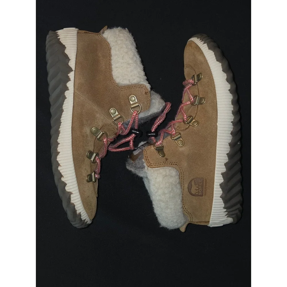 Sorel Waterproof Suede Leather Ankle Boots Hiking Outdoor Mens Size 4‎
